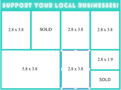 Medium Size Ad Space for Mailer (2.8 x 3.8)